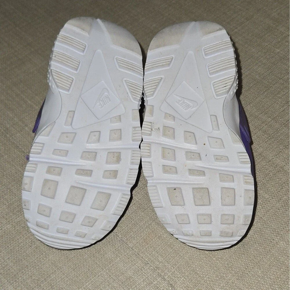 Nike Huarache Run Unisex Kids Purple/Teal/Pink Sneakers US 7C EU 23.5